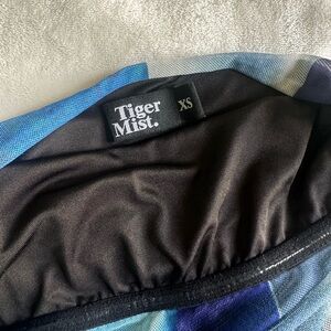 Tiger mist strapless dress